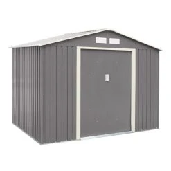 Trentvale Metal Apex Shed 8ft X 6ft -Outdoor garden care ROTRAS861