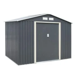 Trentvale Metal Apex Shed 8ft X 6ft -Outdoor garden care ROTRAS864