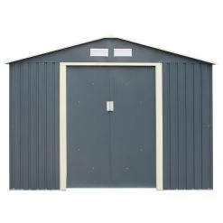 Trentvale Metal Apex Shed 8ft X 6ft -Outdoor garden care ROTRAS865