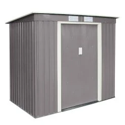 Trentvale Metal Pent Shed 6ft X 4ft -Outdoor garden care ROTRPS641