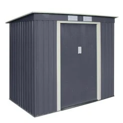 Trentvale Metal Pent Shed 6ft X 4ft -Outdoor garden care ROTRPS644