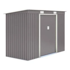 Trentvale Metal Pent Shed 8ft X 4ft -Outdoor garden care ROTRPS841