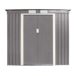Trentvale Metal Pent Shed 8ft X 4ft -Outdoor garden care ROTRPS842