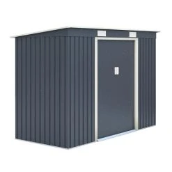Trentvale Metal Pent Shed 8ft X 4ft -Outdoor garden care ROTRPS844
