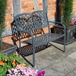 Rowlinson Vienna Aluminium Bench -Outdoor garden care ROVIENBENCH1