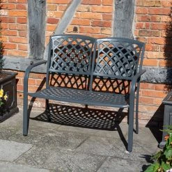 Rowlinson Vienna Aluminium Bench -Outdoor garden care ROVIENBENCH2