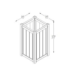 Forest Garden Slender Planter 21 Forest Garden Slender Planter -Outdoor garden care SLPLAN10