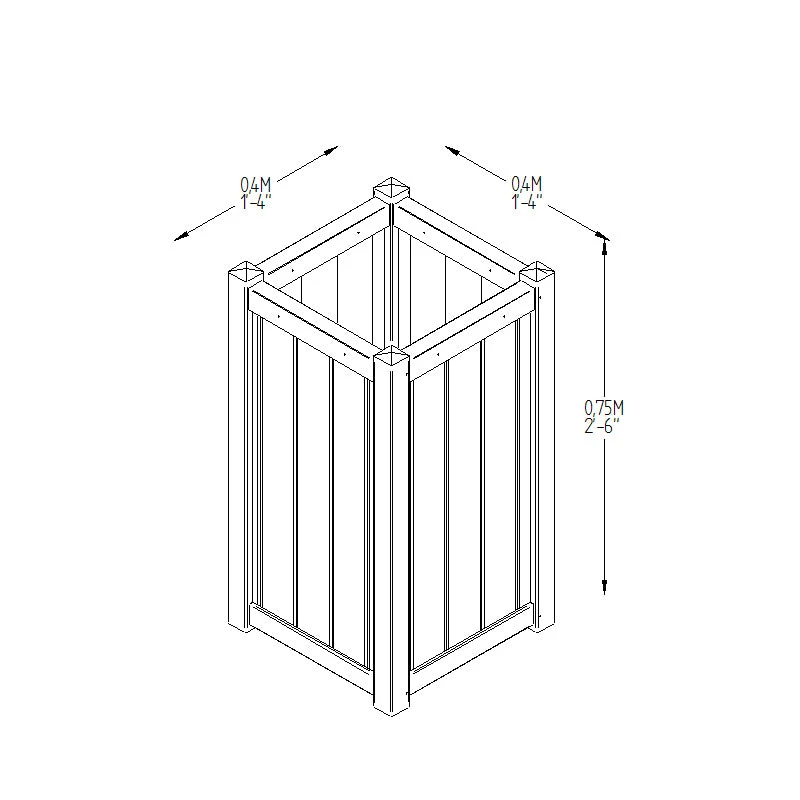 Forest Garden Slender Planter 9 Forest Garden Slender Planter - Image 9