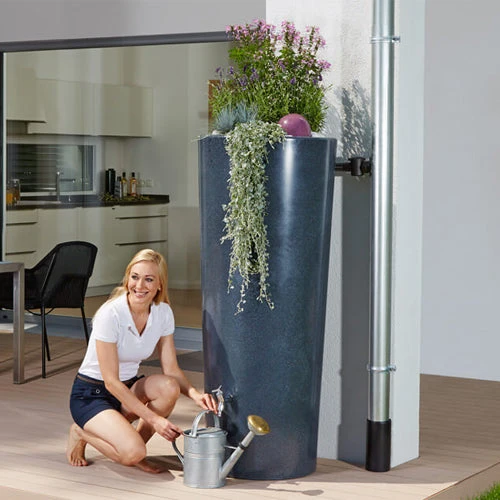 Gabbro Stone Effect Water Tank Plus Planter 350 Litres 1 Gabbro Stone Effect Water Tank Plus Planter 350 Litres