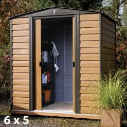 Rowlinson Woodvale Metal Sheds -Outdoor garden care image 108066