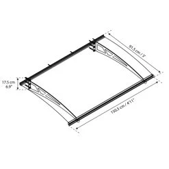 Palram Canopia Altair Door Canopy -Outdoor garden care image 138029