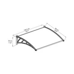 Palram Canopia Neo Door Canopy -Outdoor garden care image 138124 1