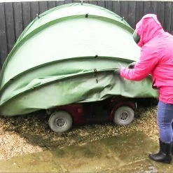 Hidey Hood 90 Degree Wall Mounted Folding Outdoor Storage -Outdoor garden care image 139090