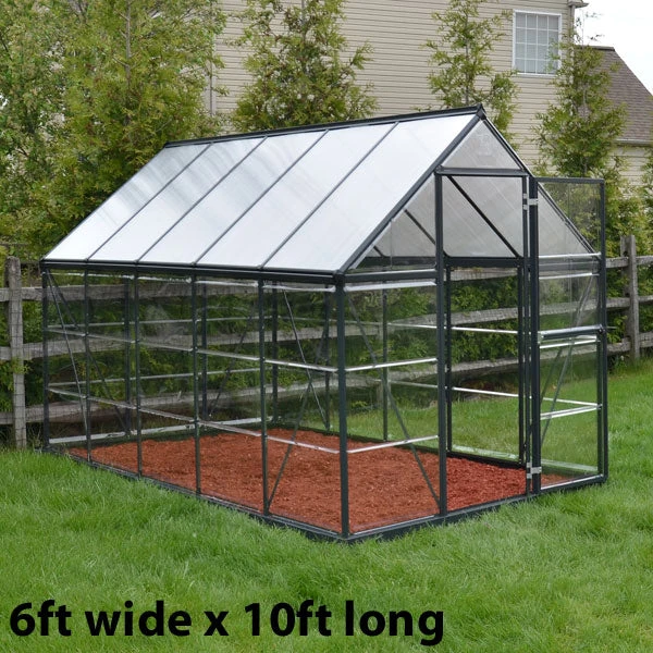 Palram Canopia Hybrid Grey Greenhouse 2 Palram Canopia Hybrid Grey Greenhouse - Image 2