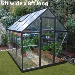 Palram Canopia Hybrid Grey Greenhouse 9 Palram Canopia Hybrid Grey Greenhouse -Outdoor garden care image 139764