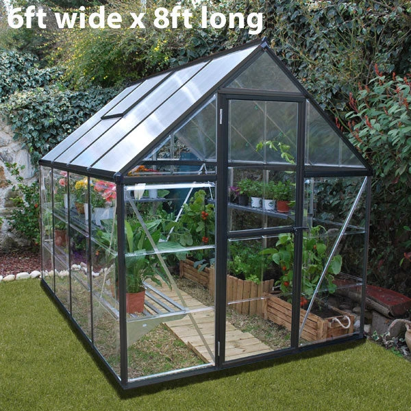 Palram Canopia Hybrid Grey Greenhouse 3 Palram Canopia Hybrid Grey Greenhouse - Image 3