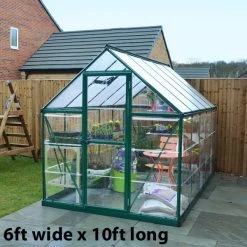 Palram Canopia Hybrid Green Greenhouse -Outdoor garden care image 139895