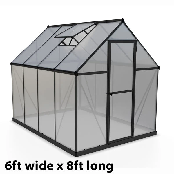 Palram Canopia Mythos Grey Greenhouse 5 Palram Canopia Mythos Grey Greenhouse - Image 5