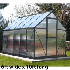 Palram Canopia Mythos Grey Greenhouse 12 Palram Canopia Mythos Grey Greenhouse -Outdoor garden care image 139964