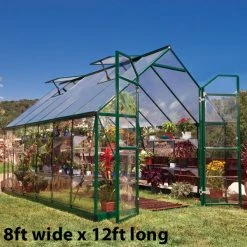 Palram Canopia Balance Green Greenhouse 16 Palram Canopia Balance Green Greenhouse -Outdoor garden care image 140022
