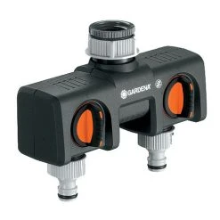 Gardena Threaded Twin Tap Connector 9 Gardena Threaded Twin Tap Connector -Outdoor garden care image 89126