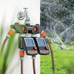 Gardena Threaded Four Tap Connector -Outdoor garden care image 89133