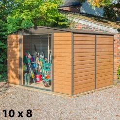 Rowlinson Woodvale Metal Sheds -Outdoor garden care rowoms5 1