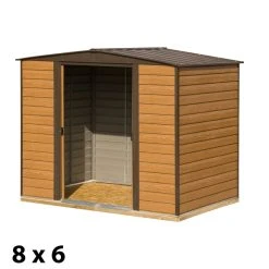 Rowlinson Woodvale Metal Sheds -Outdoor garden care rowoms7 1