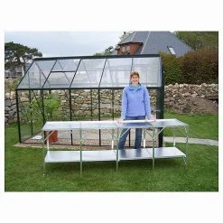 Two Tier Standard Up Staging -Outdoor garden care usstt4